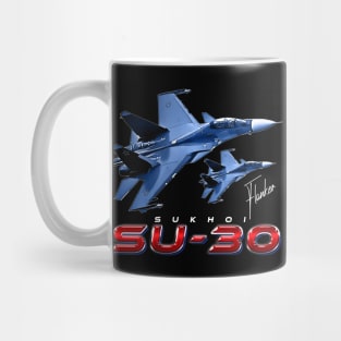 Sukhoi SU-30 Flanker Russian Fighterjet Mug